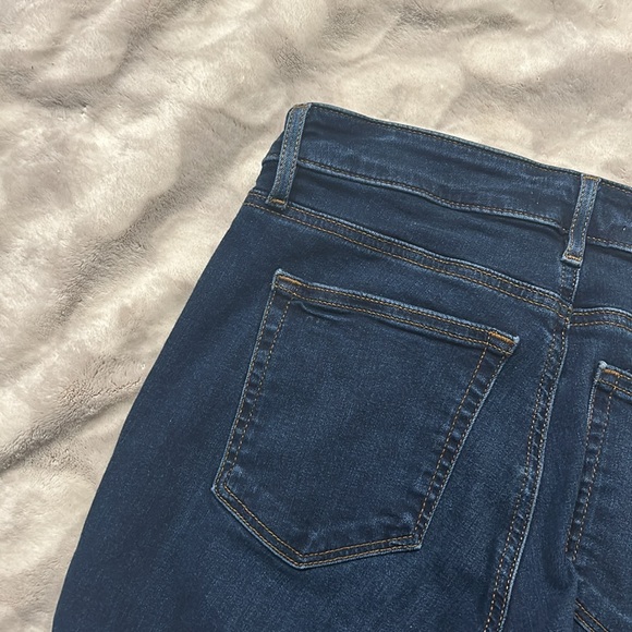Loft curvy skinny crop blue jeans size 26 2 - Picture 7 of 10